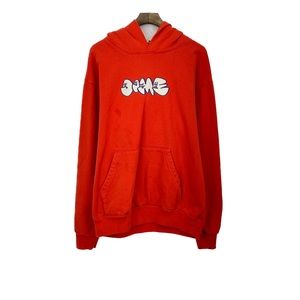 Dime Hoodie Orange Size Large